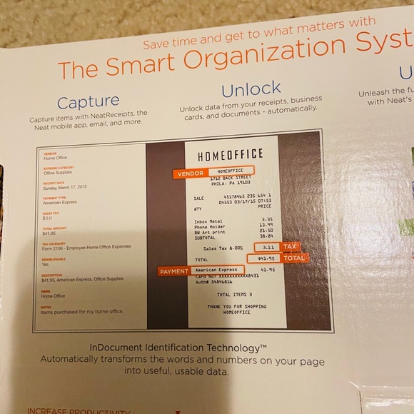 Neat Receipts Portable Scanner - Picture 4 of 6